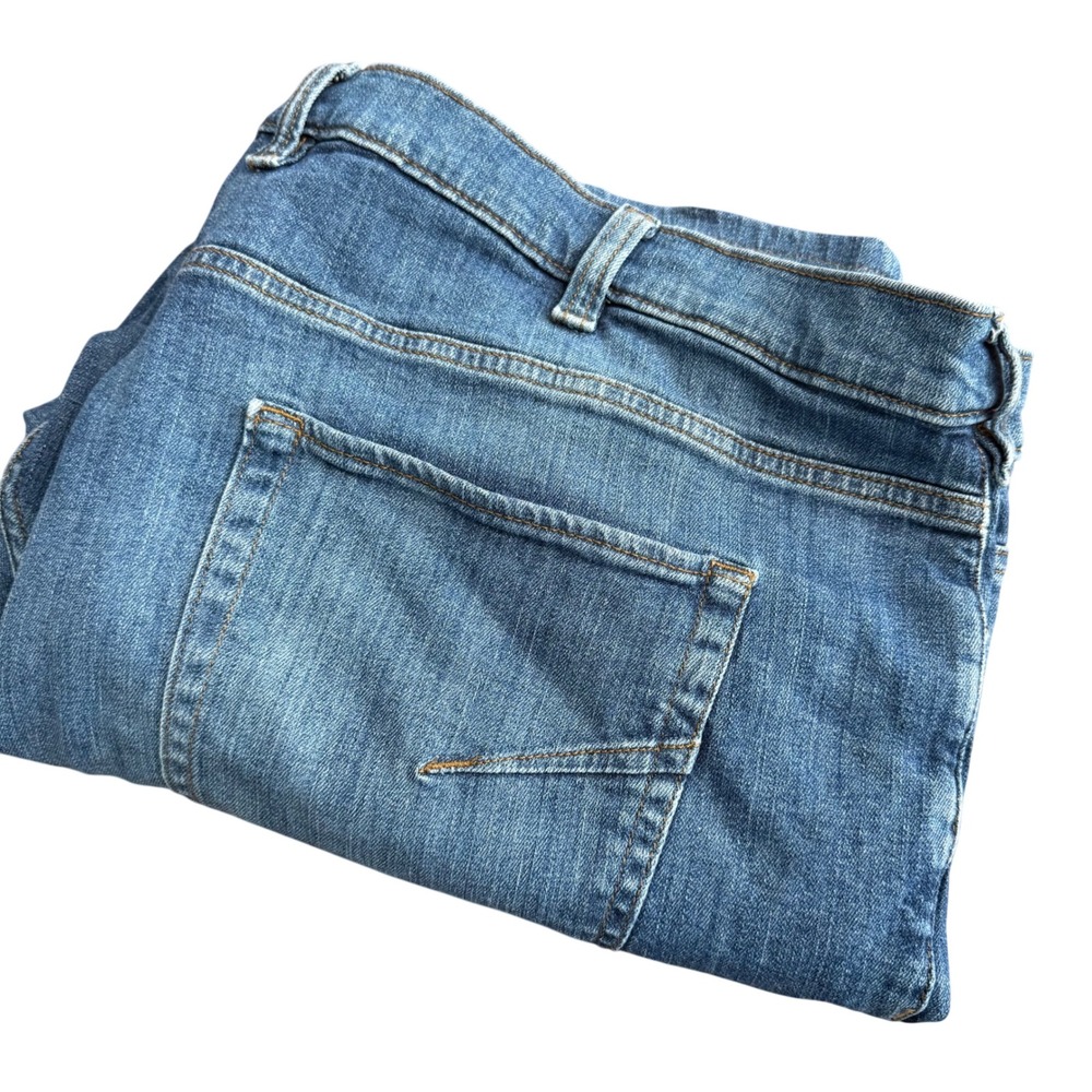 True‎ Nation Athletic Fit Mens Jeans 50x28 (50x26) Blue Denim Straight Leg Pants